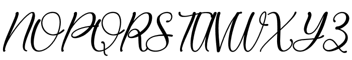 Christmas Nice Italic Font UPPERCASE