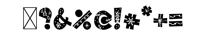 Christmas Nordic Font OTHER CHARS
