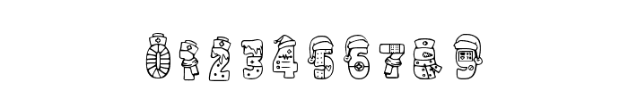 Christmas Nurse Regular Font OTHER CHARS