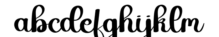 Christmas Offering Font LOWERCASE