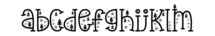 Christmas Peace Font LOWERCASE