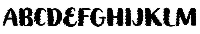 Christmas Pine Font UPPERCASE