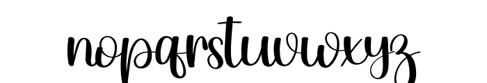 Christmas  Rainly Font LOWERCASE