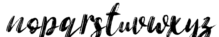 Christmas Rockstar Italic Font LOWERCASE