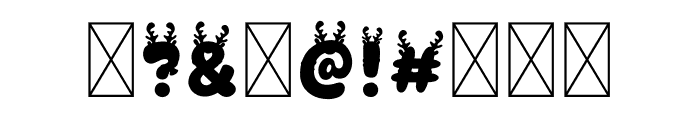 Christmas Rudolph Font OTHER CHARS