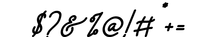 Christmas Saturday Italic Font OTHER CHARS