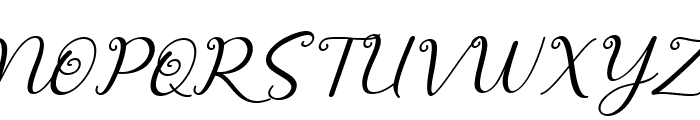 Christmas Saturday Italic Font UPPERCASE