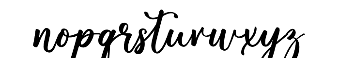 Christmas Serenity Font LOWERCASE