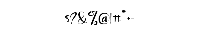 Christmas Signature Font OTHER CHARS