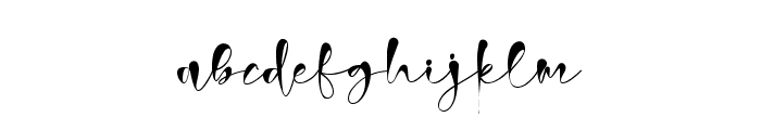 Christmas Signature Font LOWERCASE