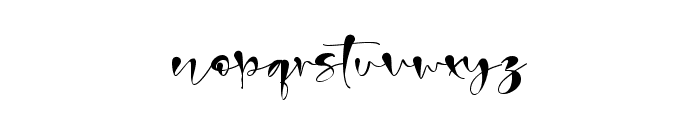 Christmas Signature Font LOWERCASE