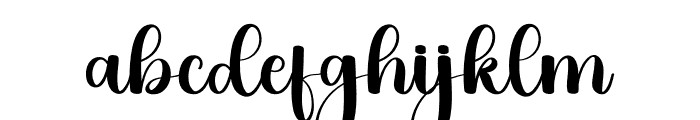 Christmas Simple Font LOWERCASE