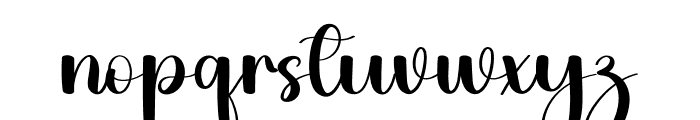 Christmas Simple Font LOWERCASE