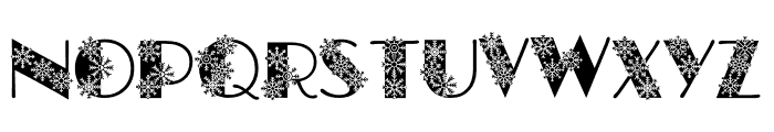 Christmas Snow Bold Font LOWERCASE