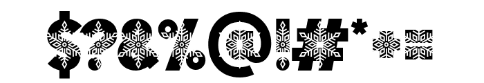 Christmas Snowfly Font OTHER CHARS