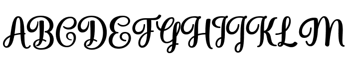 Christmas Snowy Regular Font UPPERCASE