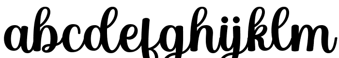 Christmas Snowy Regular Font LOWERCASE