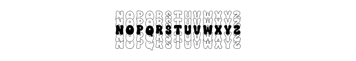 Christmas Stacked2 Font LOWERCASE