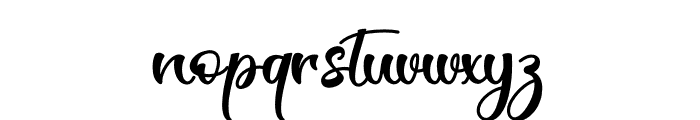 Christmas Stamp Font LOWERCASE