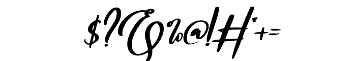Christmas Story Italic Font OTHER CHARS