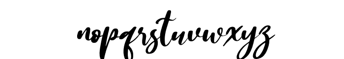 Christmas Story Italic Font LOWERCASE
