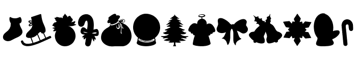 Christmas Team Font LOWERCASE