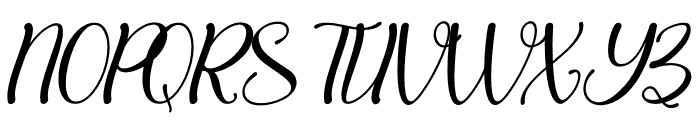 Christmas Theme Italic Font UPPERCASE