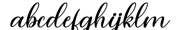 Christmas Theme Italic Font LOWERCASE