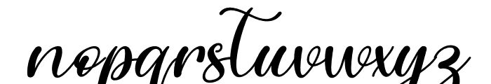 Christmas Theme Italic Font LOWERCASE