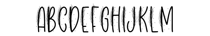 Christmas Tinsel Font UPPERCASE