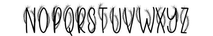 Christmas Tinsel Font LOWERCASE