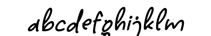Christmas Tree Italic Font LOWERCASE