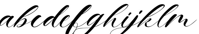 Christmas Twinkle Italic Font LOWERCASE