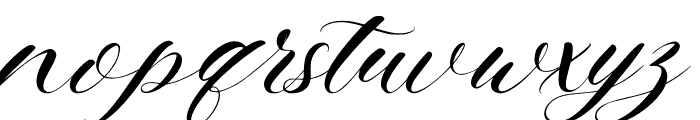 Christmas Twinkle Italic Font LOWERCASE