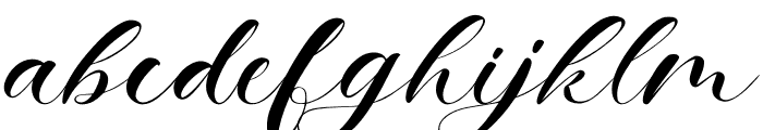 Christmas Twinkle Font LOWERCASE