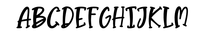 Christmas Twitch Font LOWERCASE
