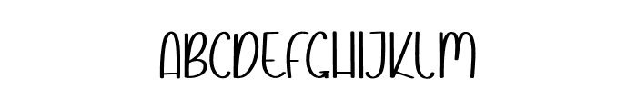 Christmas Unque Font LOWERCASE