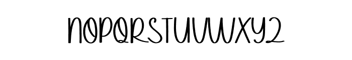 Christmas Unque Font LOWERCASE