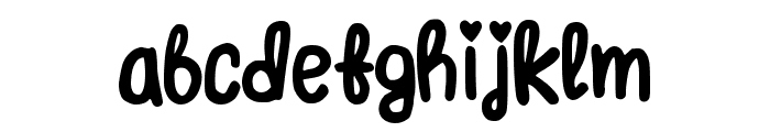 Christmas Valentine Regular Font LOWERCASE