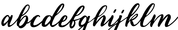 Christmas Warmth Italic Font LOWERCASE