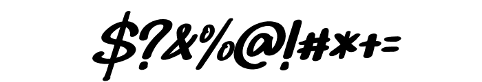 Christmas Weekday Italic Regular Font OTHER CHARS