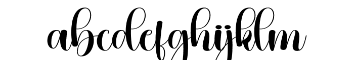Christmas Wintry Font LOWERCASE