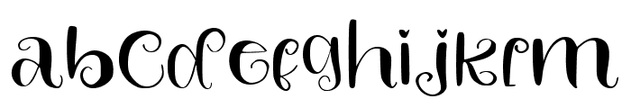 Christmas Wish Font LOWERCASE