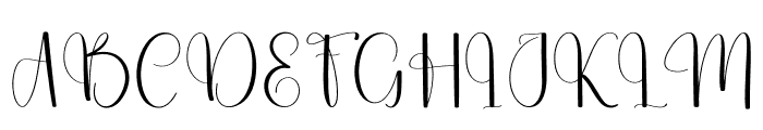 Christmas Yesterday Font UPPERCASE