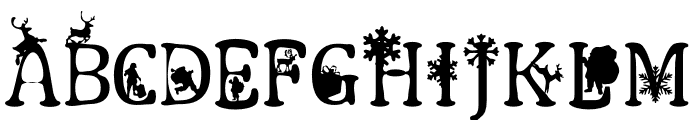 Christmas-fonts Font UPPERCASE