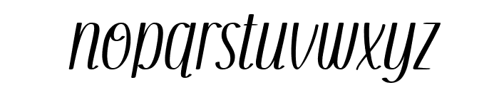 Christmas in Winter Italic Font LOWERCASE
