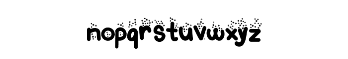 Christmas list Font LOWERCASE