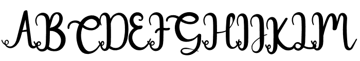 Christmas0 Font UPPERCASE