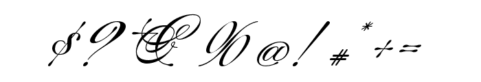 ChristmasAngely-Italic Font OTHER CHARS