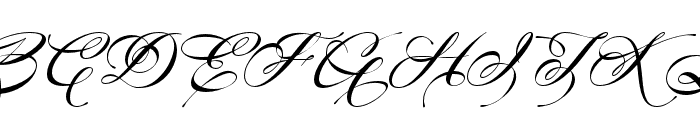 ChristmasAngely-Italic Font UPPERCASE